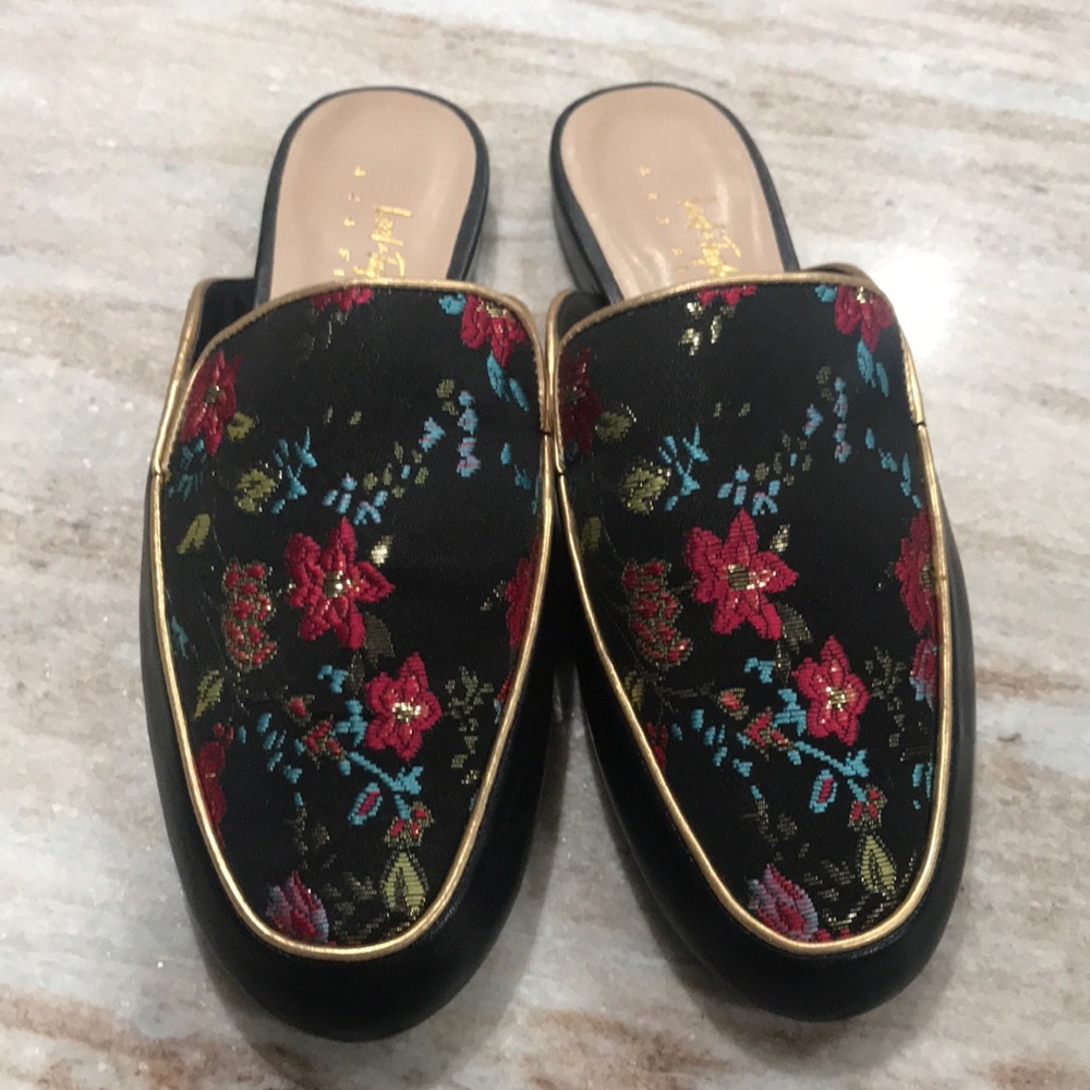Lord & Taylor Embroidery Loafer Mule - Sz 6.5 - Picture 4 of 7